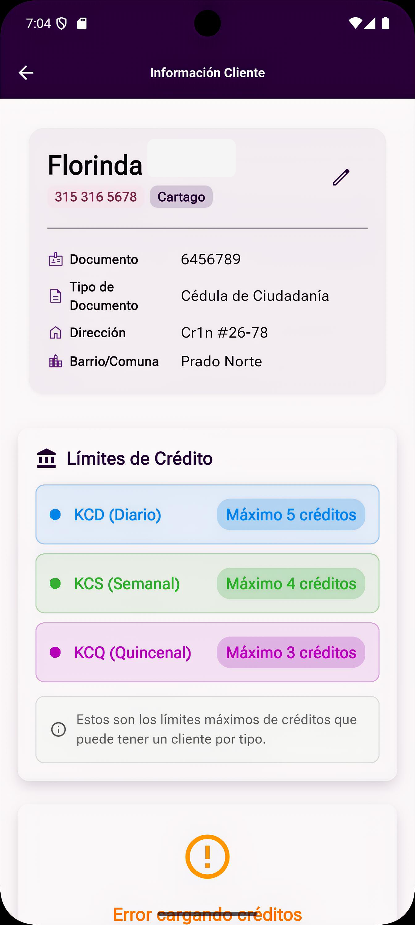 Gestión de clientes